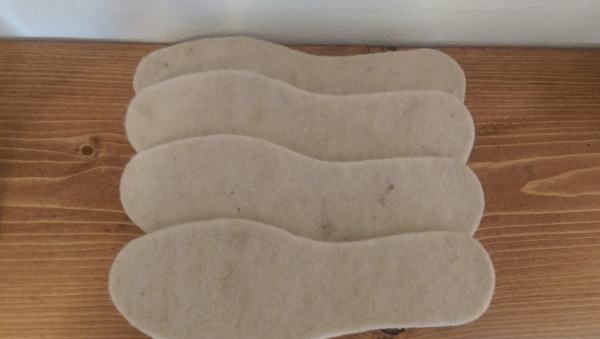 Alpaka Einlegesohlen Detailansicht